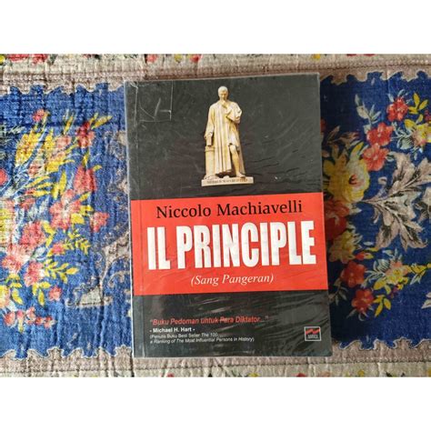 Jual BUKU IL PRINCIPLE SANG PANGERAN NICCOLO MACHIAVELLI Shopee