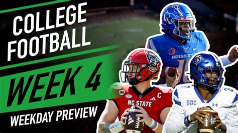 College Football Week 4 Picks And Predictions Cfb 2023 Thursday