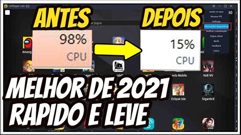 MELHOR EMULADOR DE ANDROID PARA PC FRACO 2021 RÁPIDO E LEVE Descubra