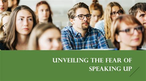 The Silent Spectators: Unveiling the Fear of Speaking Up