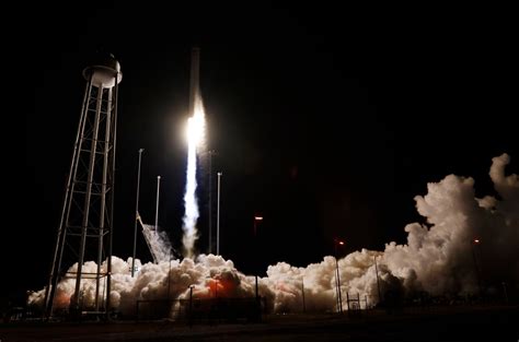 NASA rocket launches successfully from Virginia to International Space ...