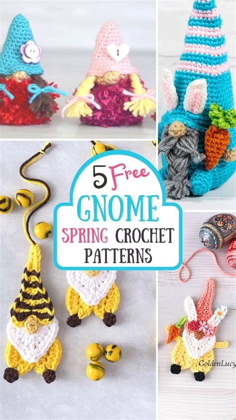 5 Spring Crochet Gnome Patterns You Need To Make Stardust Gold Crochet