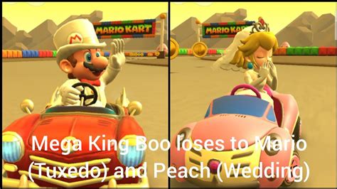 Mega King Boo Loses To Mario Tuxedo And Peach Wedding In Snes Choco