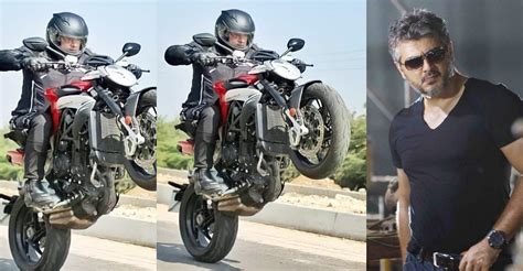 Ajith's bike stunt photo from Valimai location trends virally!