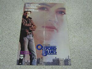 Oxford Blues movie poster, 1985, 19x28 inches, Rob Lowe | eBay