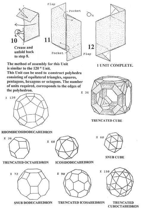 Francis Ow S Origami Diagrams 135 Degree Unit