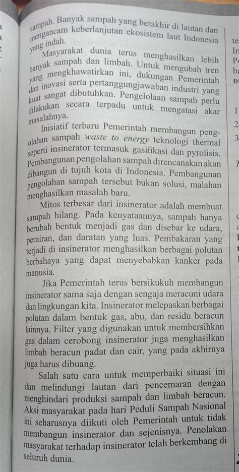 Contoh Artikel Lingkungan Beserta Fakta Dan Opini Berbagai Contoh Riset