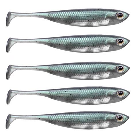 Qualyqualy Soft Plastic Swimbait Paddle Tail Shad Lure Soft Bass Shad