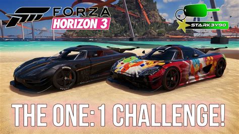 Forza Horizon 3 MAXED OUT KOENIGSEGG ONE 1 CHALLENGE YouTube