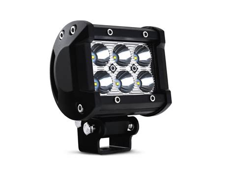 Par De Faros Led Cree 18w 10cm Led Blanco Monkey Garage Barras De