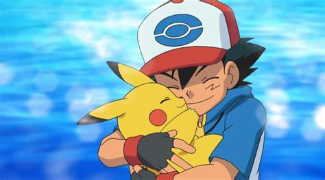 This picture of Ash hugging Pikachu 😁 : MadeMeSmile