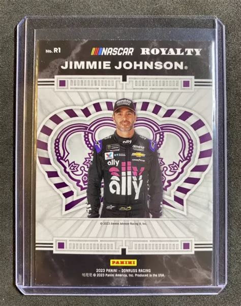 2023 PANINI DONRUSS Racing Jimmie Johnson Royalty Checkers R1 NASCAR