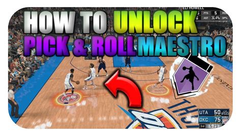 Nba K How To Unlock Pick Roll Maestro Badge Easy Get It In One