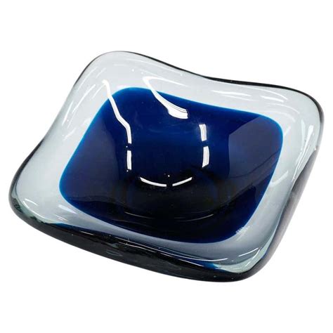 Art Deco Style H Hoffman Blue Glass Soap Dish At 1stdibs Art Deco Soap Dish