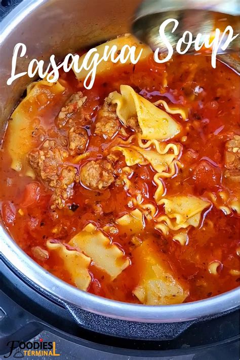 Instant Pot Easy Lasagna Soup Artofit