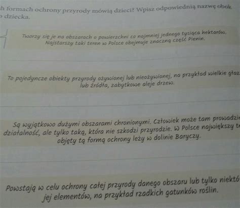 Zad Str Przyroda Klasa Na Teraz Plissssss Brainly Pl