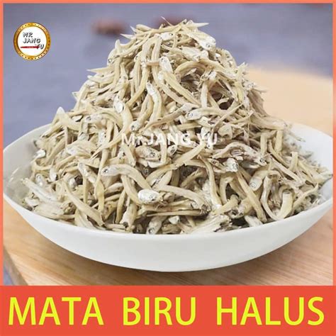 Borong Ikan Bilis Halus Mata Biruanchovies Stock Pangkor Gradaaa C江