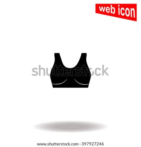 Sports Bra Icon Stock Vector Illustration Shutterstock