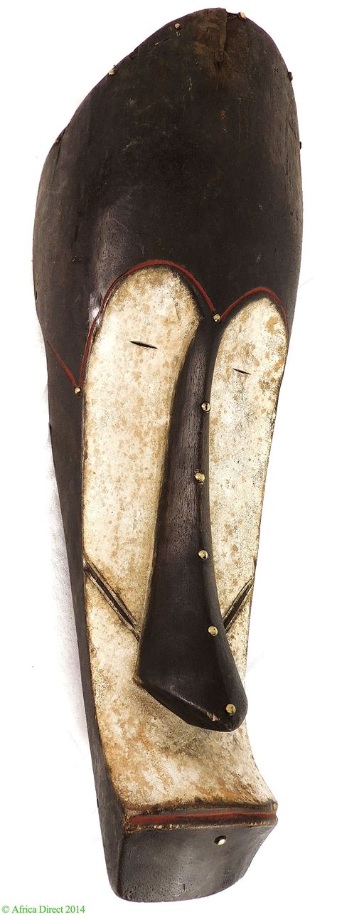 Fang Mask Ngil Society Elongated Face Gabon Africa Fang African