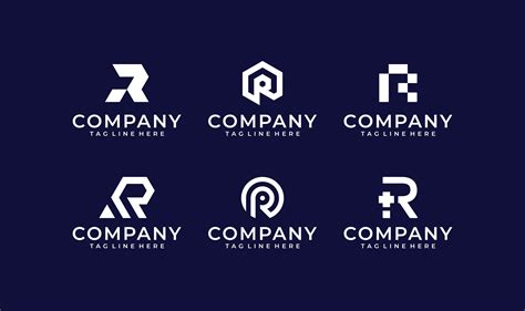 Premium Vector Set Of Letter Logo Collection For Consulting Letter