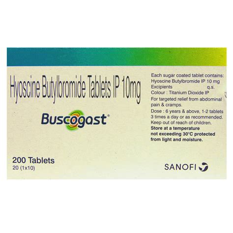 Buscogast Tablet S Price Uses Side Effects Composition Apollo