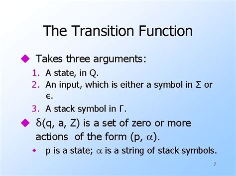 Pushdown Automata Definition Moves Of The Pda Languages