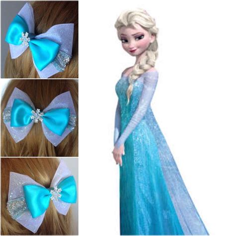 Handmade Hair Bow Elsa From Disneys Frozen By HairBowObsessions