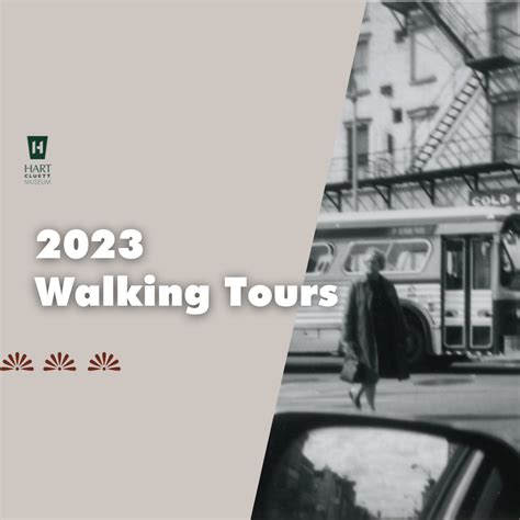 2023 Walking Tour Schedule | Hart Cluett Museum