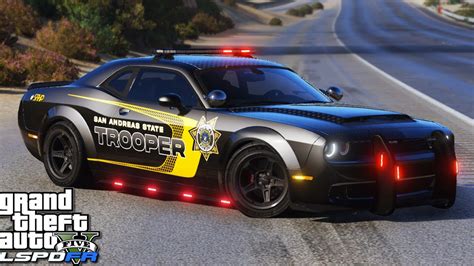 Gta Lspdfr Otoyol Devr Yes Dodge Challenger Youtube