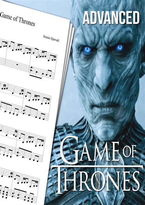 Game Of Thrones Main Theme Advanced Piano Sheet Music Esheetmusics