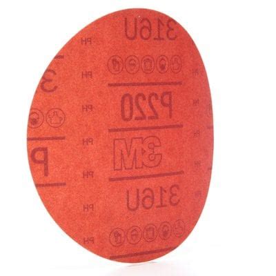 Disque Abrasif Rouge Hookit MC 3M MC 316U 01221 Grain P220 Poids