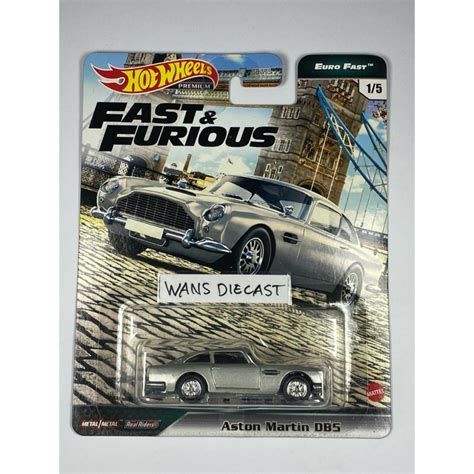 Hot Wheels Premium Aston Martin DB Fast And Furious Euro Fast Shopee Singapore