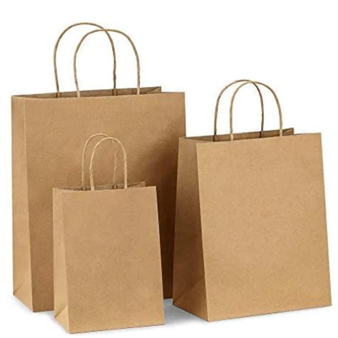 Kraft Paper Carry Bags Brown For Shopping Capacity 2kg At Rs 1025