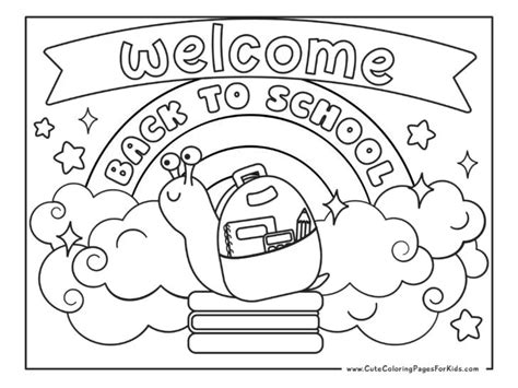 25 Back to School Coloring Pages (Free Printables) - Cute Coloring ...