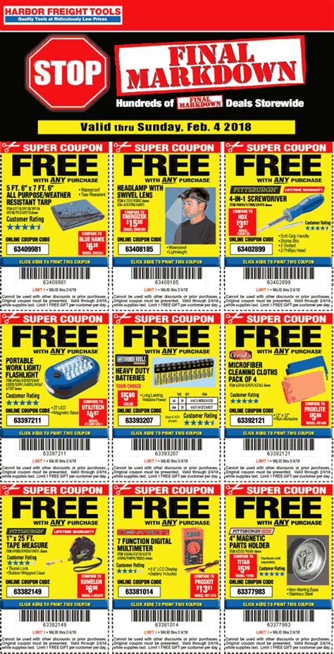 Harbor Freight Tools April Coupons And Promo Codes