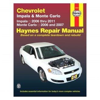 Chevy Impala Repair Service Manuals CARiD