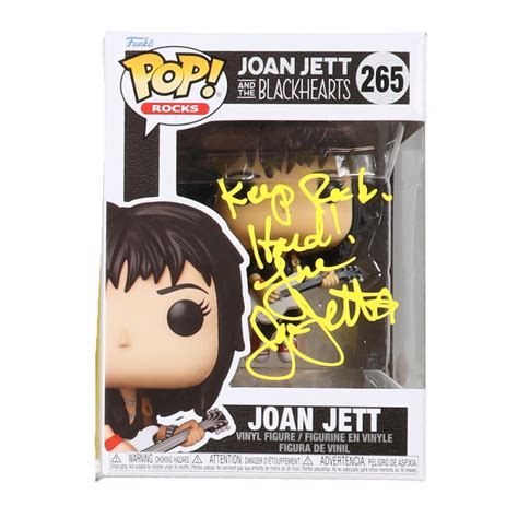 Joan Jett Signed Joan Jett And The Blackhearts Funko Pop Vinyl