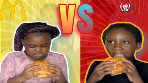 Mcdonalds Vs Wendys Food Challenge Youtube