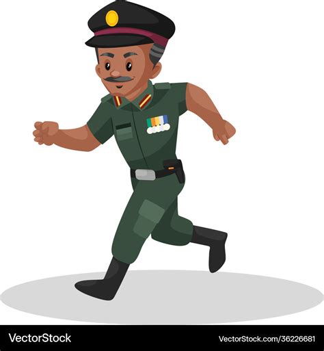 Army man cartoon Royalty Free Vector Image - VectorStock