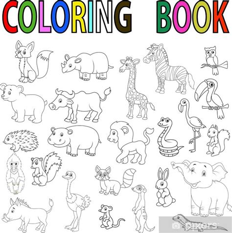 Dibujos De Animales Salvajes Para Colorear Colorear Y Pintar Dibujos Images