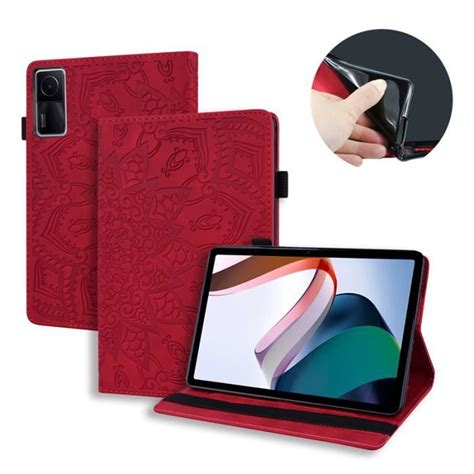 Coque Pour Xiaomi Redmi Pad 10 61 Cuir PU Flip Housse Mandala Vintage