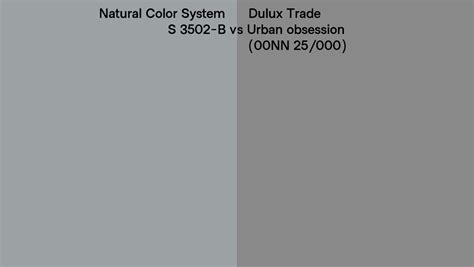 Natural Color System S 3502 B Vs Dulux Trade Urban Obsession 00nn 25