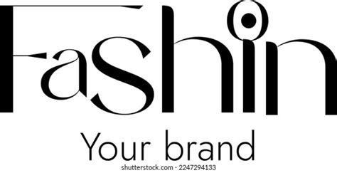 Fashion Typography Logo Design Template Stock Vector (Royalty Free ...