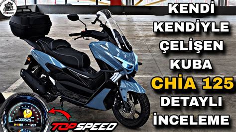 KUBA CHİA 125 İNCELEME YAĞMURDA TOP SPEED KENDİYLE ÇELİŞİYOR 67