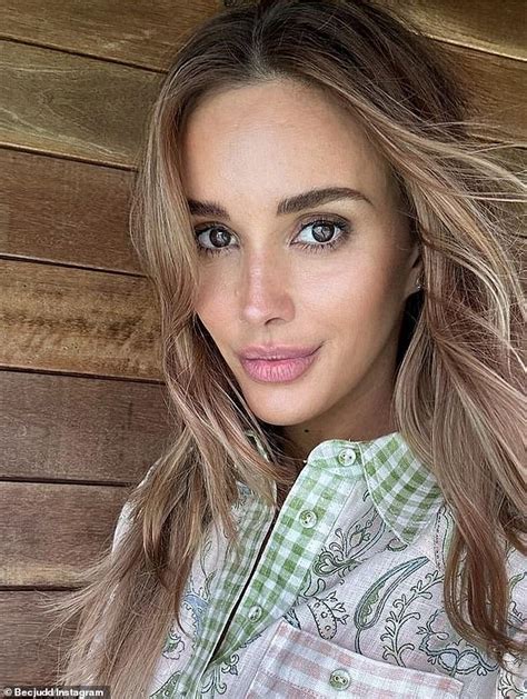 Bec Judd Shares Candid Photo And Boasts She Used No Filter Or Editing