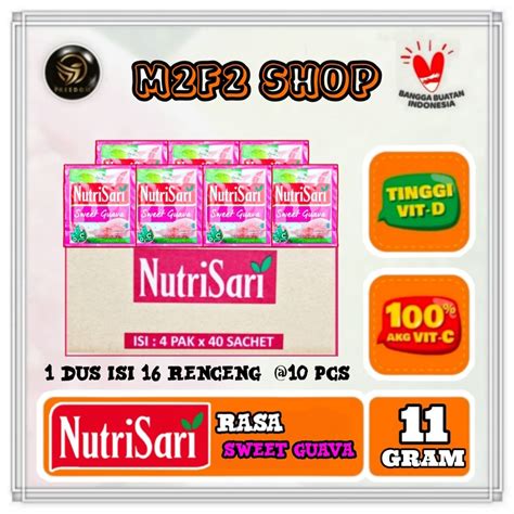 Jual Nutrisari Minuman Serbuk Sweet Guava Jambu Sachet Gr