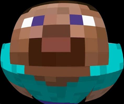 Download Minecraft Steve Head Closeup