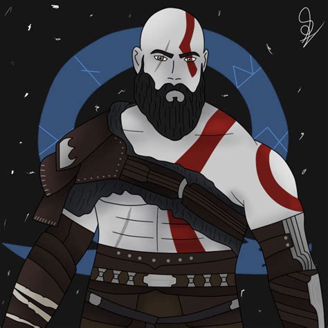 Kratos Fan Art by RafaelndlArtes on DeviantArt