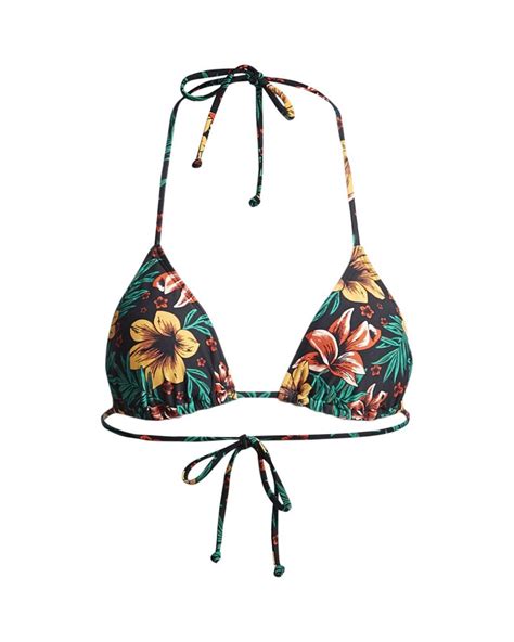 Mujer Billabong Sol Searcher Slide Tri Top De Bikini Hawaii Bikinis