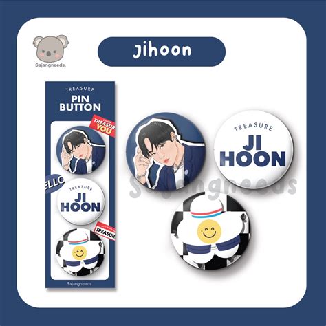 Jual Treasure Hello Pin Button Set Shopee Indonesia